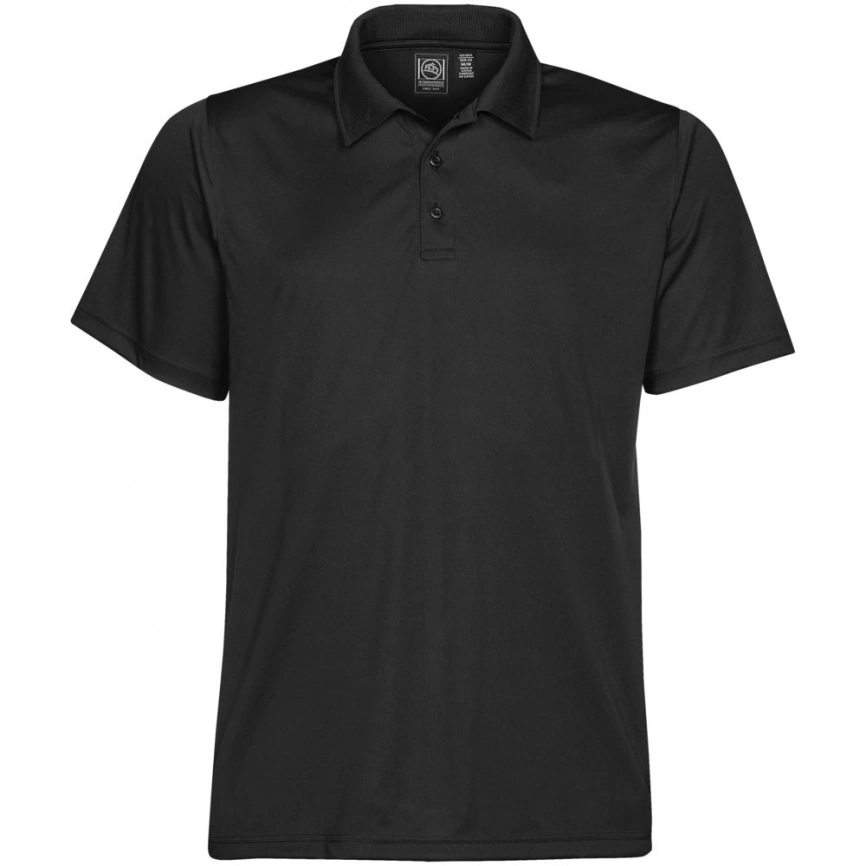 Рубашка поло мужская Eclipse H2X-Dry черная, размер L фото 1