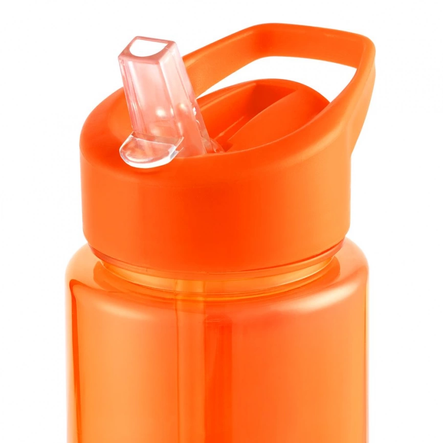 Бутылка для воды Holo, оранжевая фото 2