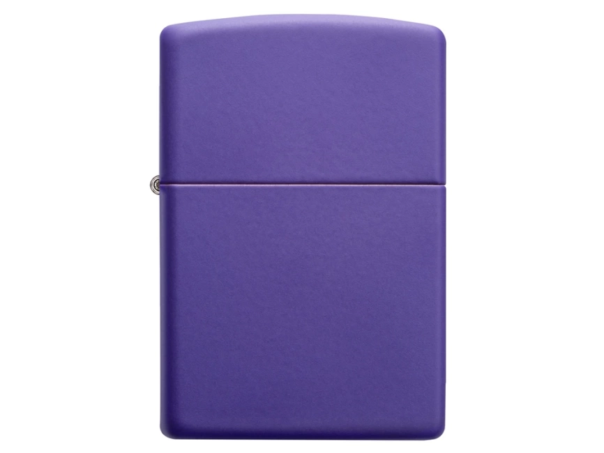 Зажигалка ZIPPO Classic с покрытием Purple Matte, латунь/сталь, фиолетовая, матовая, 38x13x57 мм фото 2