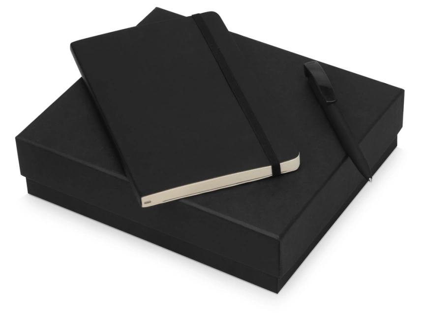 Подарочный набор Moleskine Amelie с блокнотом А5 Soft и ручкой, черный фото 2