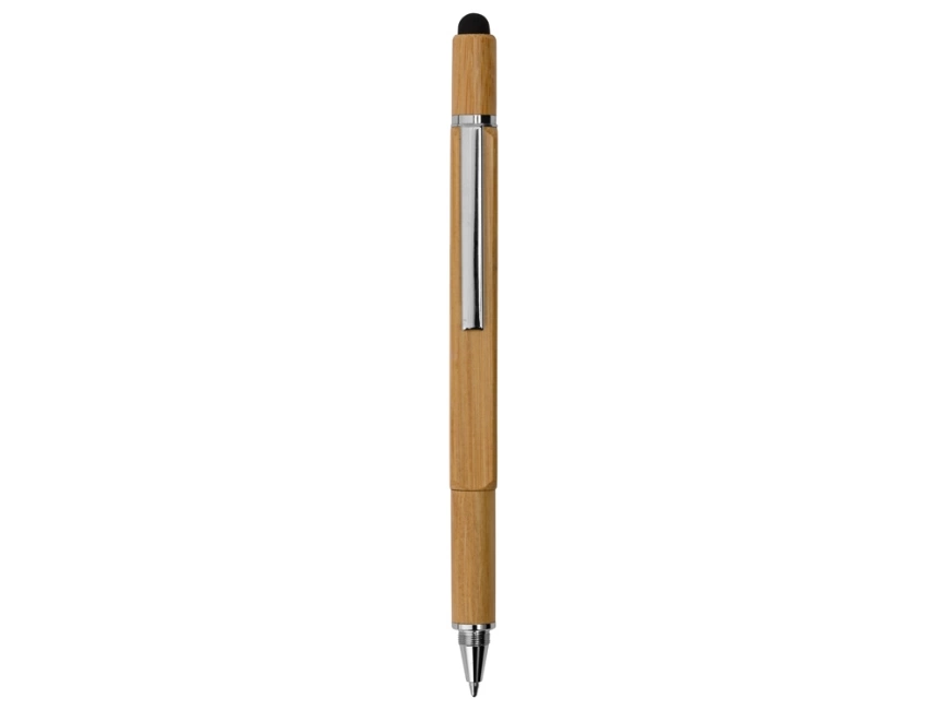 Ручка-стилус из бамбука Tool с уровнем и отверткой фото 2