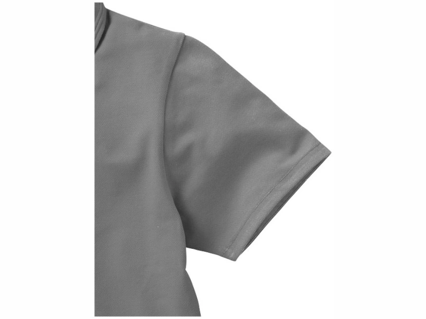 Поло женское с короткими рукавами Hacker, серый/черный фото 4