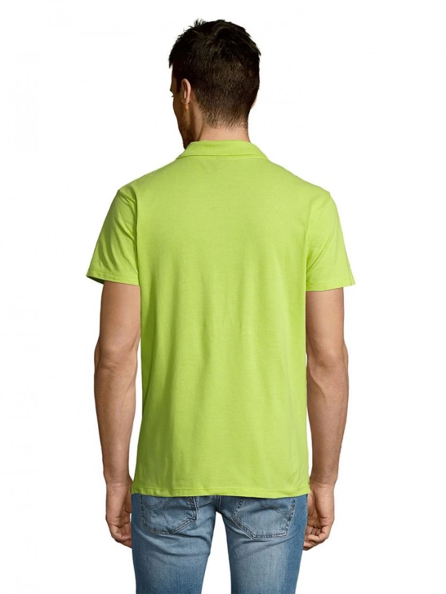 Рубашка поло мужская Summer 170 зеленое яблоко, размер S фото 14