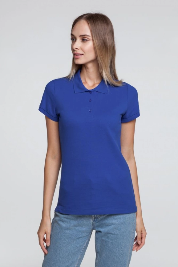 Рубашка поло женская Virma lady, ярко-синяя, размер S фото 5