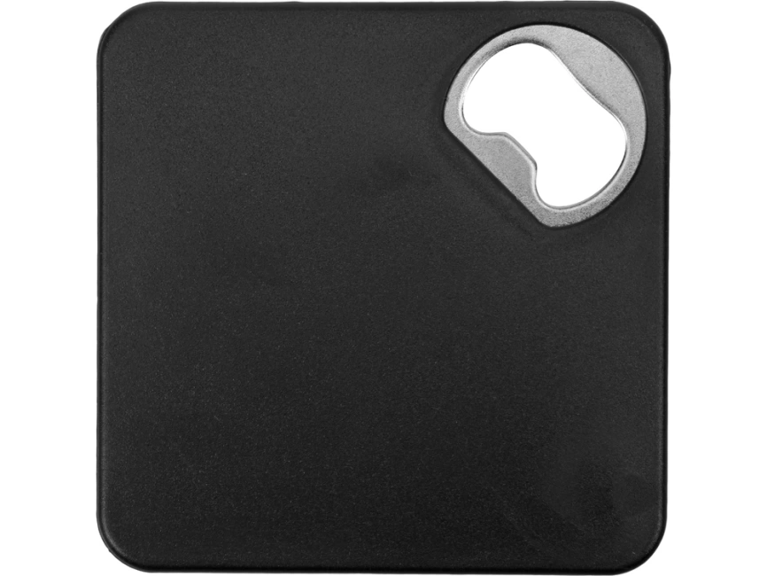 Подставка для кружки с открывалкой Liso, черный фото 5