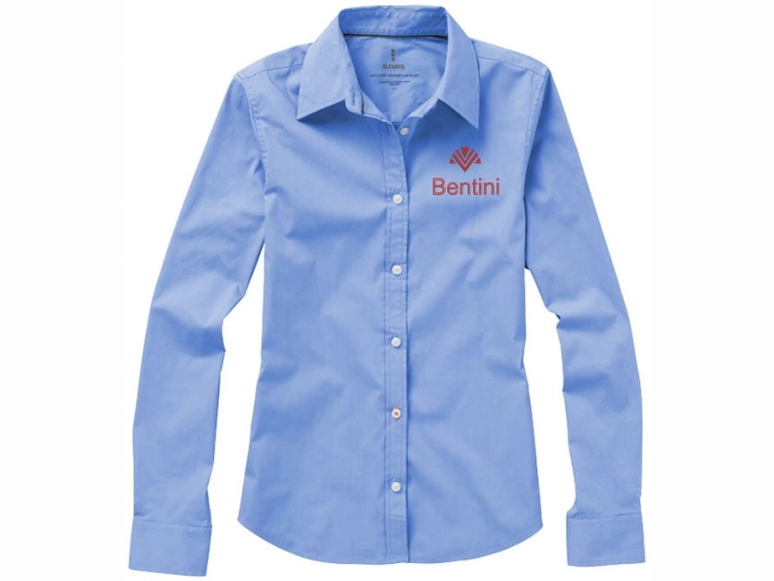 Рубашка Hamilton женская с длинным рукавом, голубой фото 9