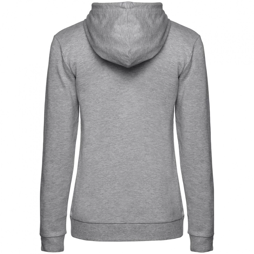 Толстовка с капюшоном женская Hoodie, серый меланж, размер S фото 2