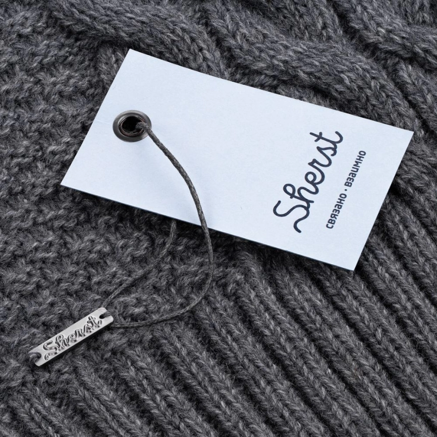 Свитер мужской Warmheart, серый меланж, размер L фото 6