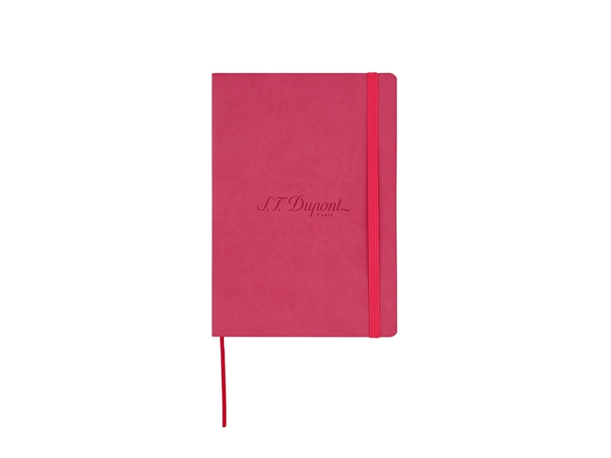 Блокнот Notebook , темно-розовая искусcтвенная кожа с логотипом Dupont , формат А 5, бумага: линованная фото 1