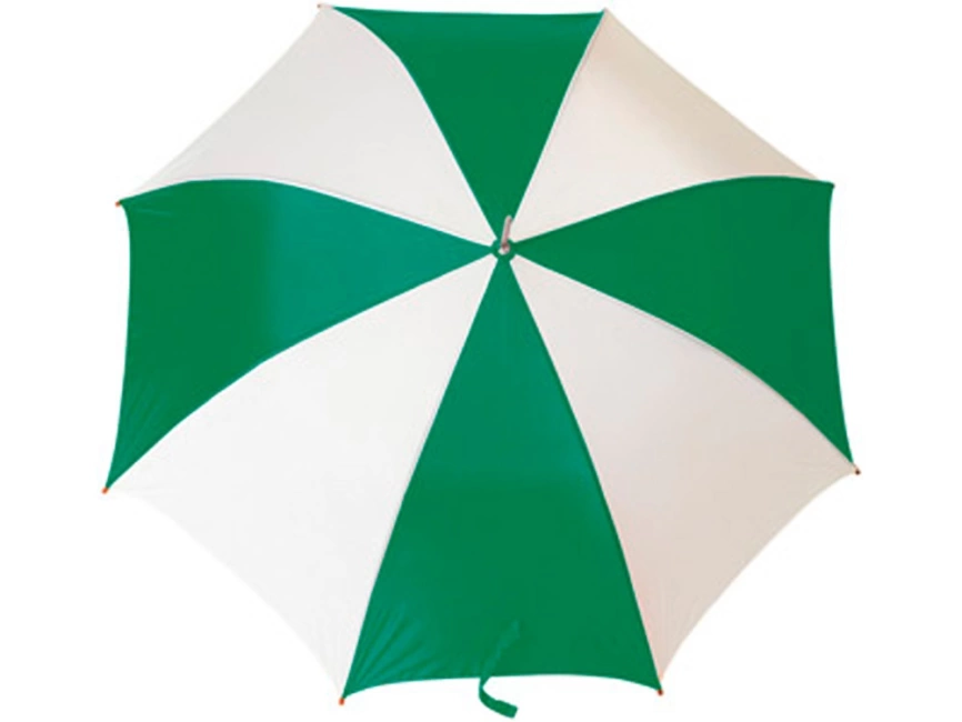 Зонт-трость Тилос, зеленый/белый фото 2