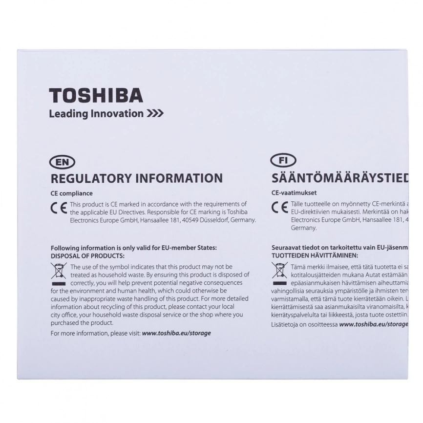 Внешний диск Toshiba Canvio, USB 3.0, 500 Гб, черный фото 4