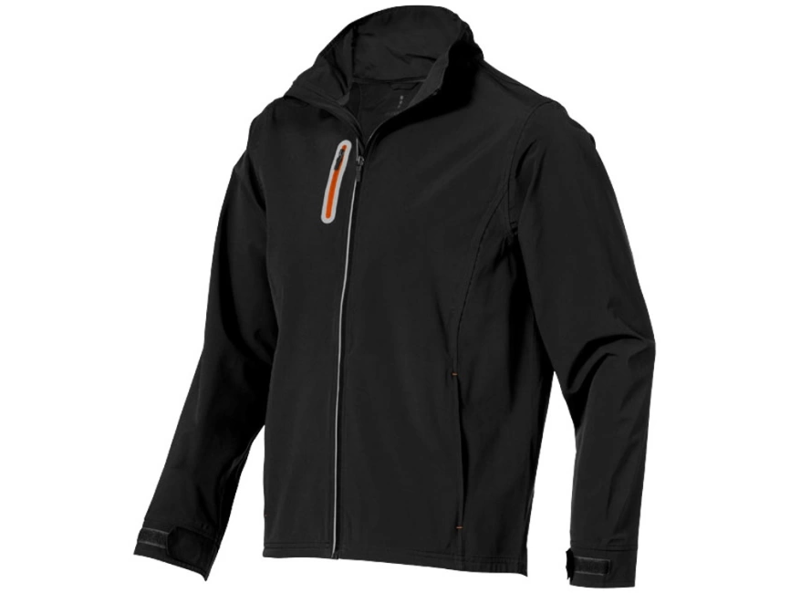 Куртка софтшел Howson мужская, черный фото 21