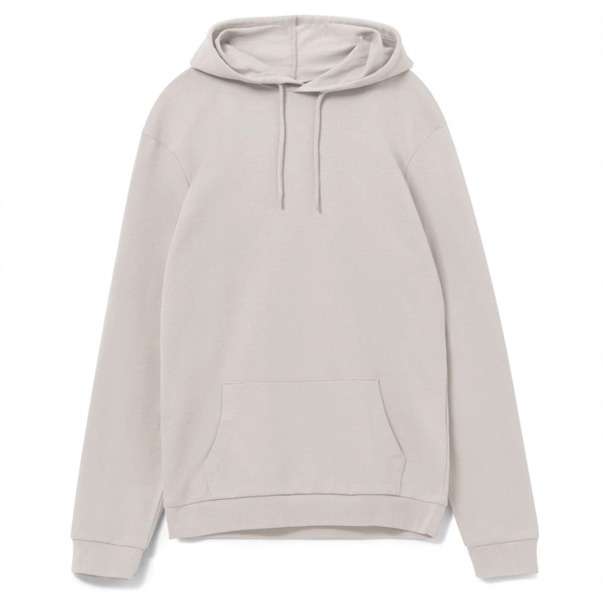 Толстовка с капюшоном унисекс Hoodie, дымчато-серая, размер XXL фото 6