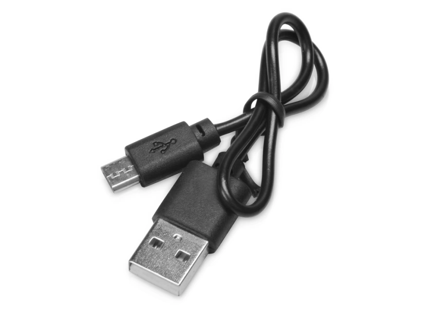 Портативная колонка с подсветкой Deco, soft touch, черный фото 6