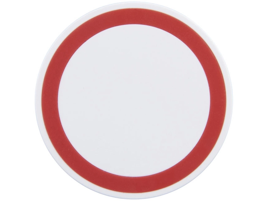 Устройство для беспроводной зарядки, белый/красный фото 3