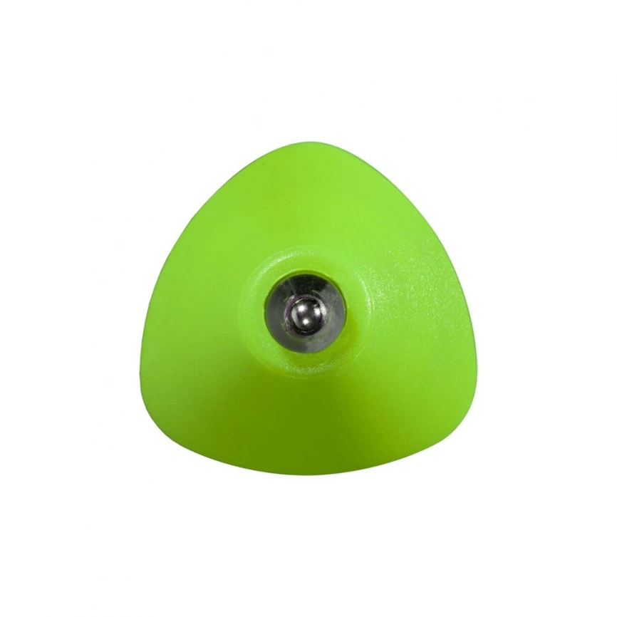 Ручка шариковая Corner, зеленая с белым фото 4