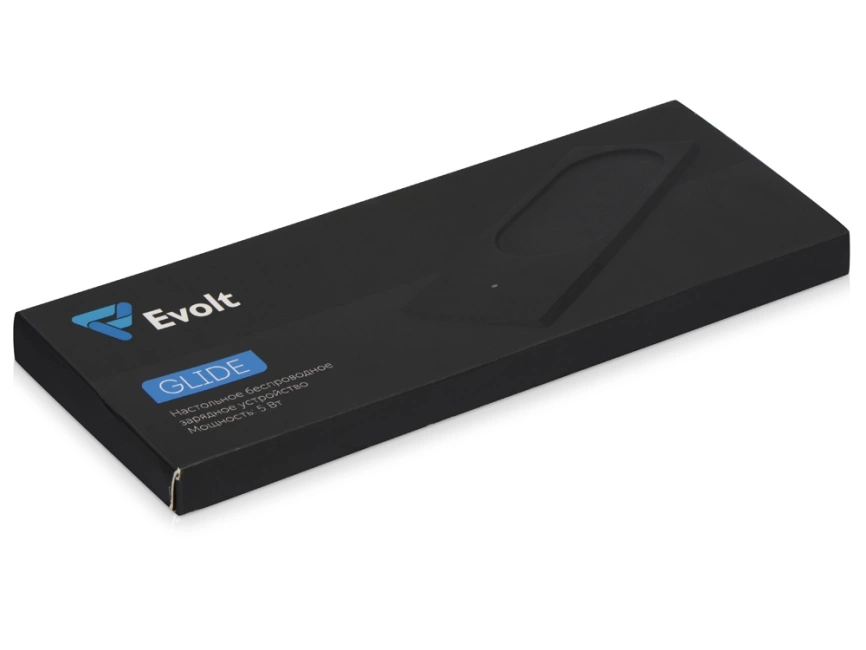 Беспроводное настольное зарядное устройство Glide с подсветкой, софт тач фото 9