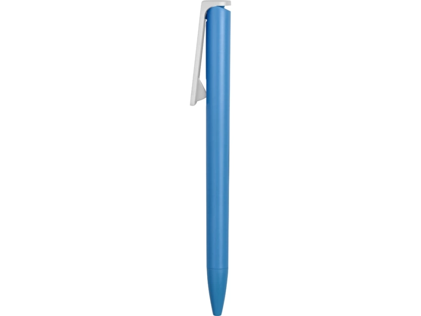 Ручка пластиковая шариковая Fillip, голубой/белый фото 4