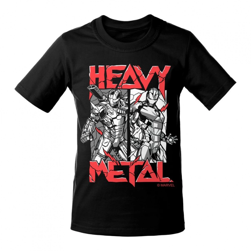 Футболка детская Heavy Metal, черная, на рост 142-154 см (12 лет) фото 1