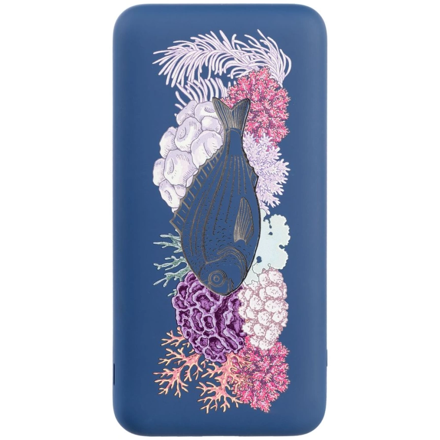 Аккумулятор с беспроводной зарядкой markBright Megapolis, 8000 мАч, синий фото 8