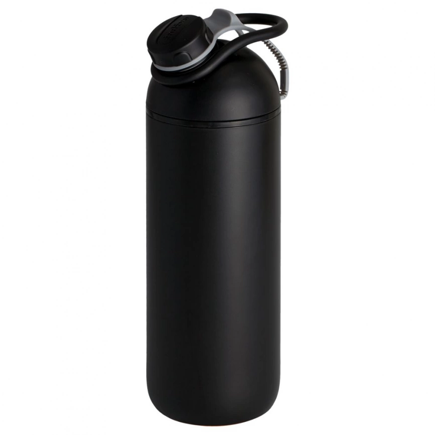Бутылка для воды fixFlask, черная фото 1