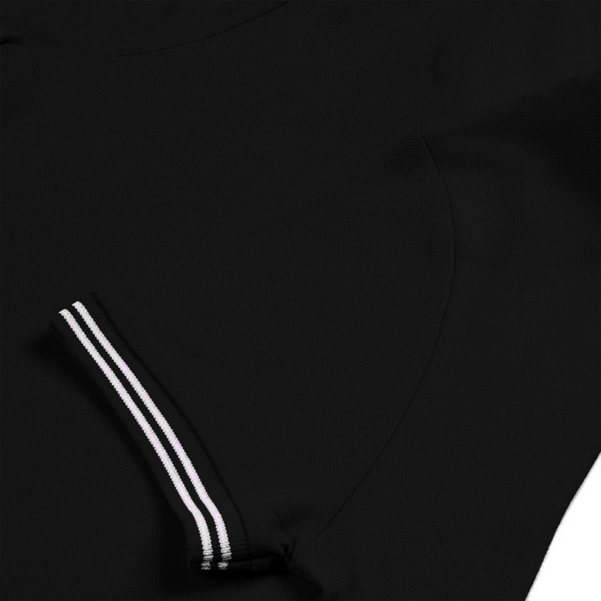 Рубашка поло женская Virma Stripes Lady, черная, размер S фото 4
