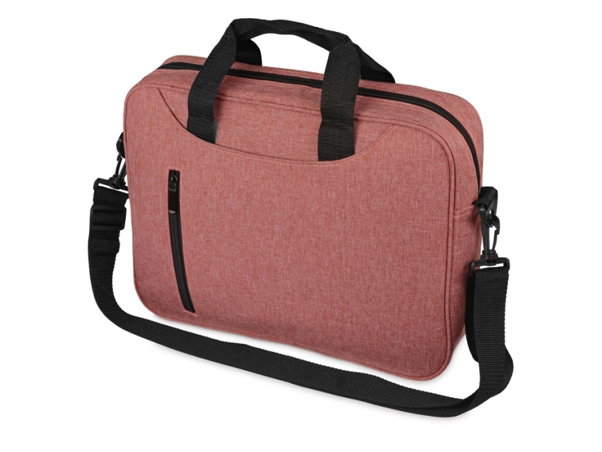 Сумка для ноутбука Wing с вертикальным наружным карманом, красный фото 1