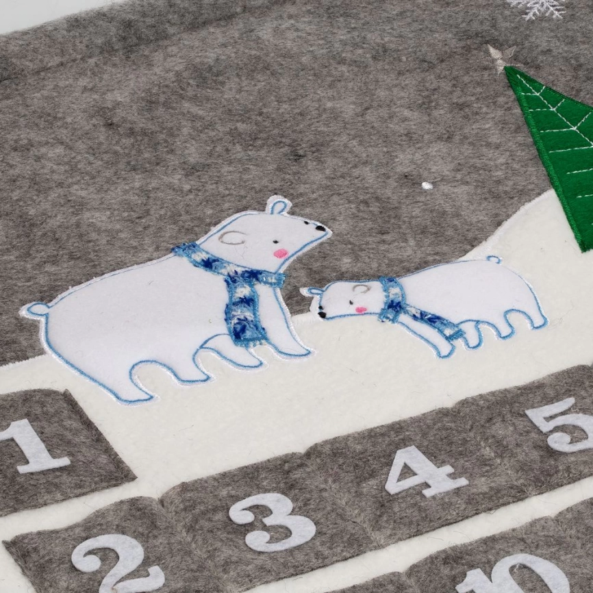 Адвент-календарь Noel, с медведями фото 3