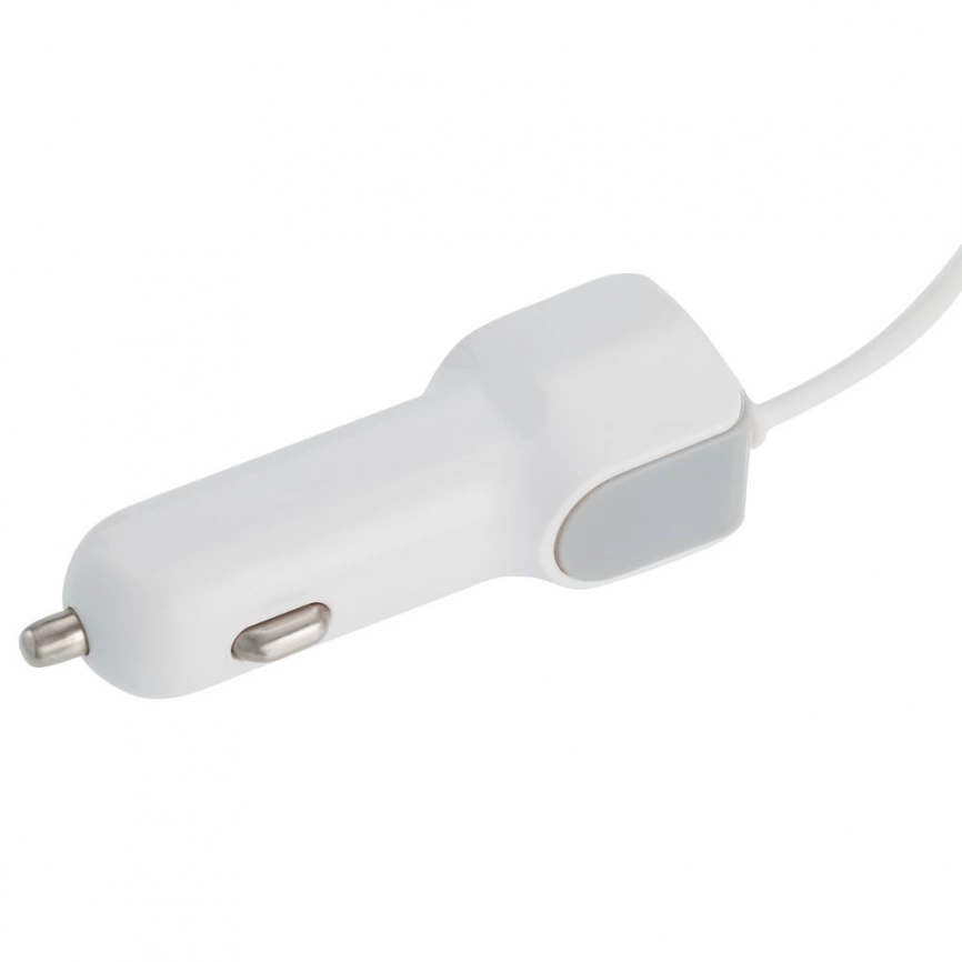 Автомобильное зарядное устройство High Ride, белое фото 4