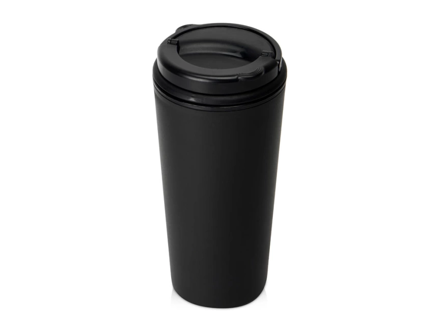 Стакан-тамблер Moment с кофейной крышкой, 350 мл, цвет черный фото 1