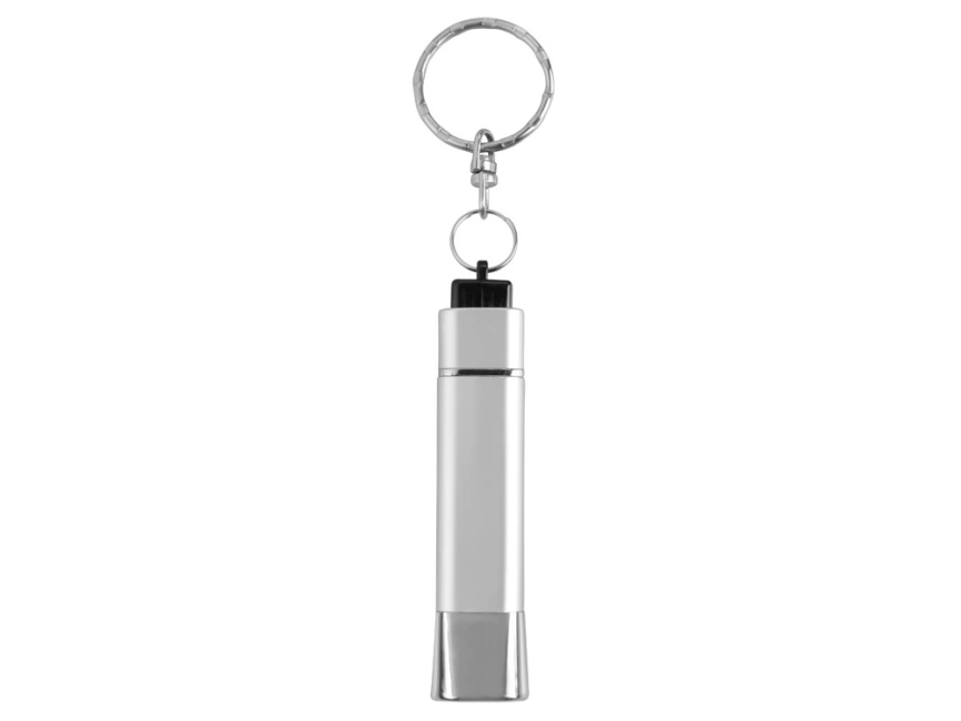 Брелок-фонарик, серебристый фото 3