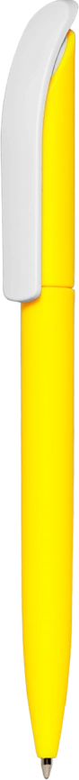 Ручка шариковая VIVALDI SOFT,  жёлтая с белым фото 1