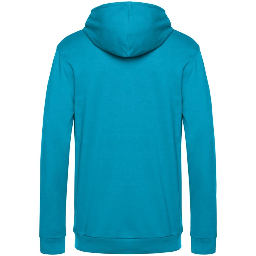 Толстовка с капюшоном унисекс Hoodie, бирюзовая, размер M фото 2