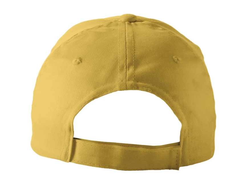 Бейсболка Basic, 5-ти панельная, желтый фото 2
