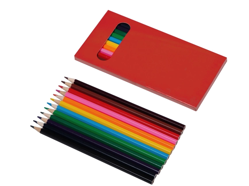 Набор из 12 цветных карандашей Hakuna Matata, красный фото 1
