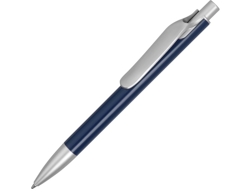 Ручка металлическая шариковая Large, темно-синий/серебристый фото 1
