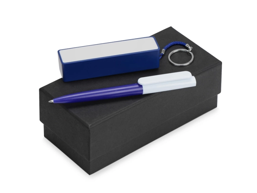 Подарочный набор Essentials Umbo с ручкой и зарядным устройством, синий фото 1