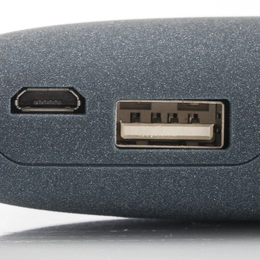 Внешний аккумулятор Pebble 2600 мАч, серо-синий фото 6