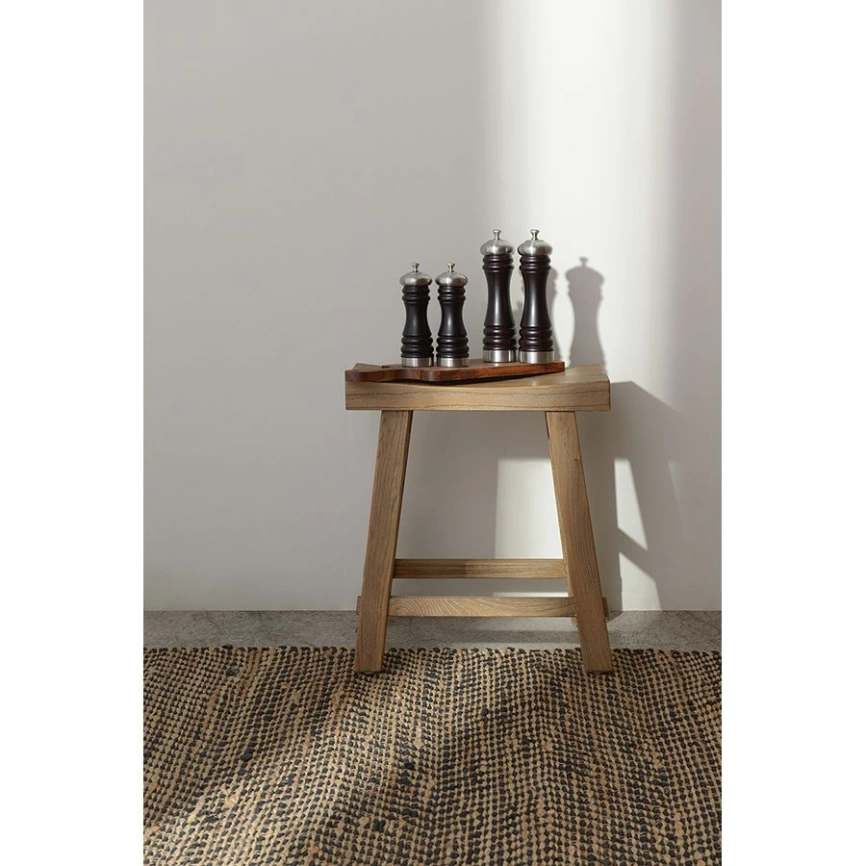 Мельница для соли Color Wood, большая, черная фото 6