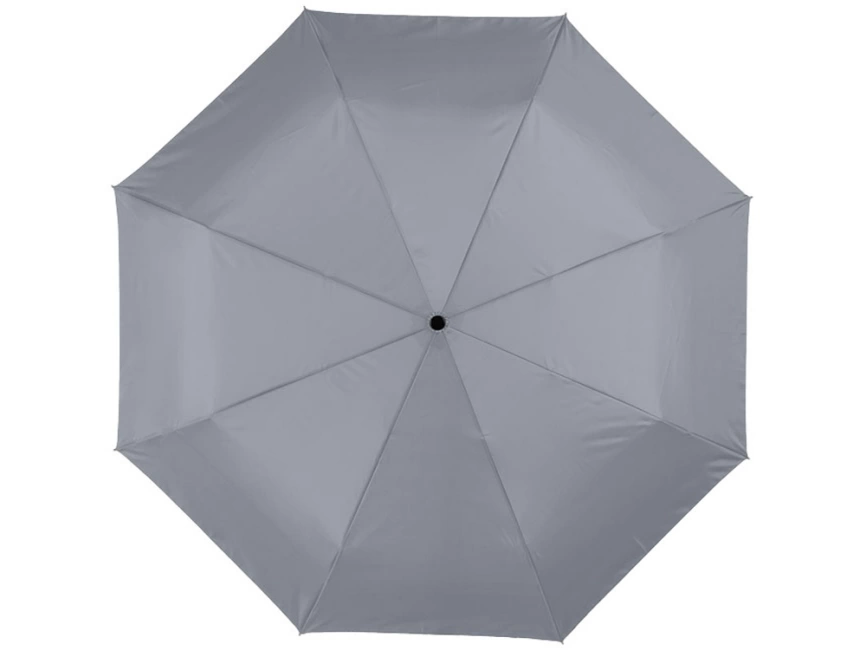 Зонт Alex трехсекционный автоматический 21,5, серый фото 2