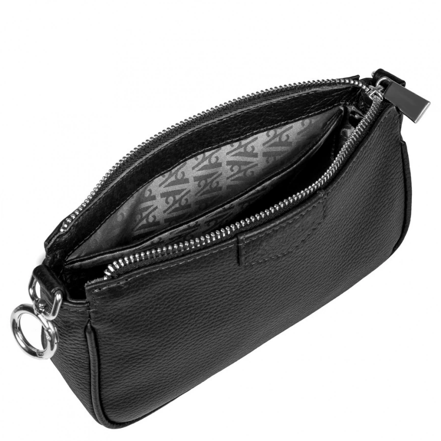 Сумка через плечо Gamma, черная фото 10