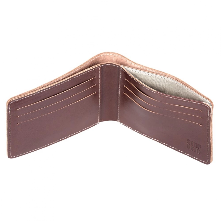 Портмоне Security, темно-коричневое фото 5