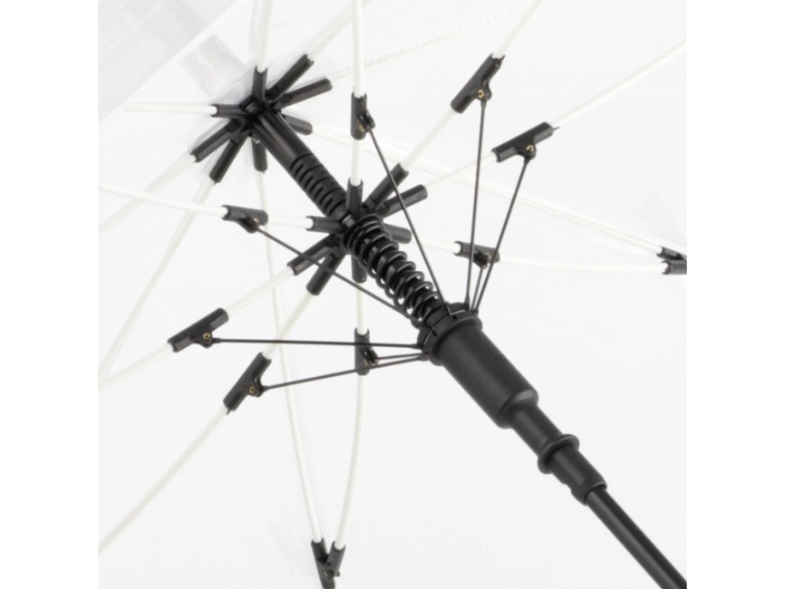 Зонт 7112 AC regular umbrella FARE® Pure  transparent-white фото 2