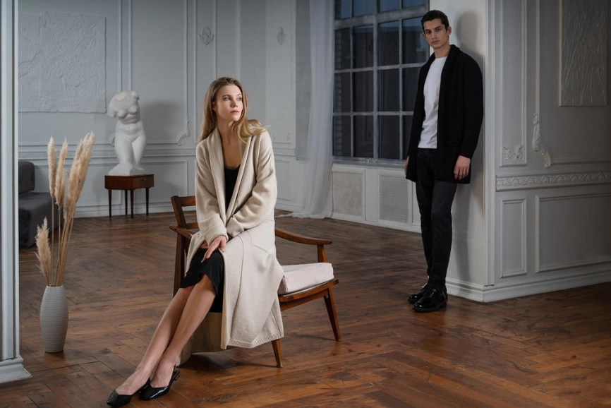 Кардиган женский Free Flow, серый меланж, размер M фото 8