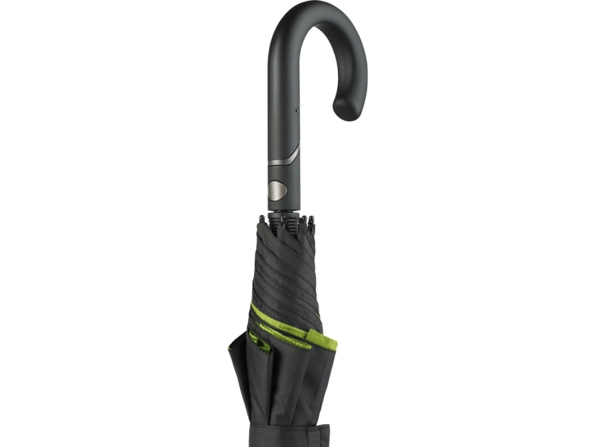 Зонт 7709 AC golf umbrella FARE®-Stretch 360  black-lime фото 11