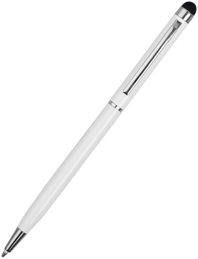 Ручка металлическая Dallas Touch, белая фото 2