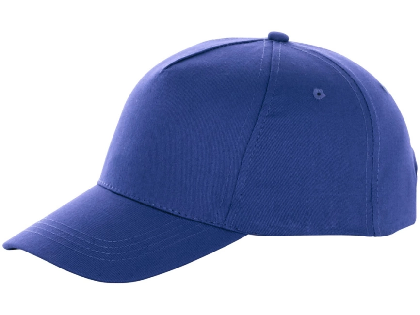 Бейсболка Brunswick, 5 панелей, синий фото 1