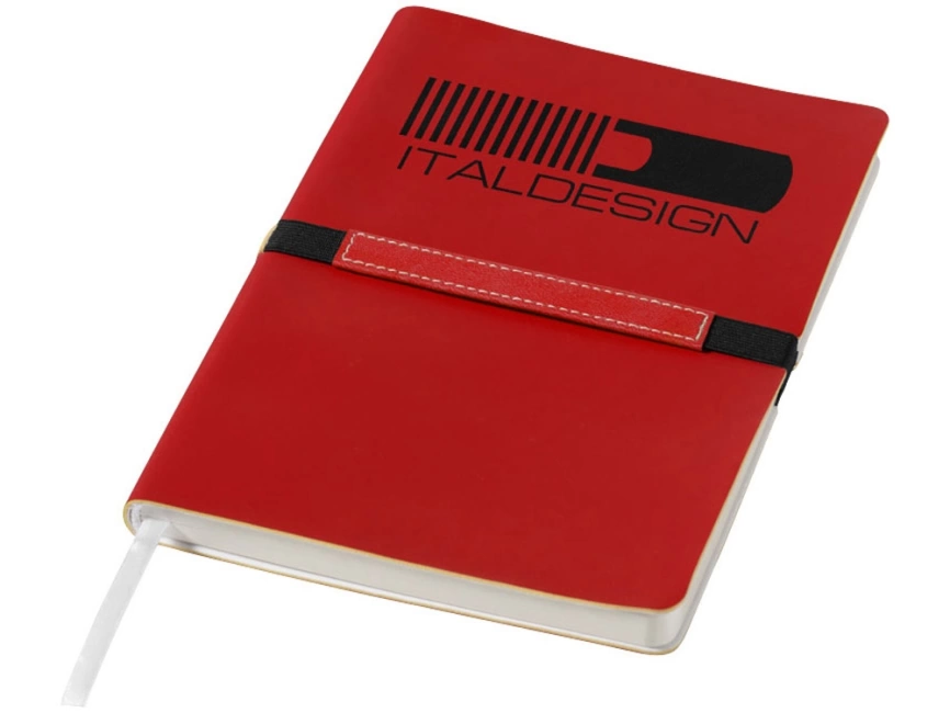 Блокнот А5 Stretto, красный фото 4