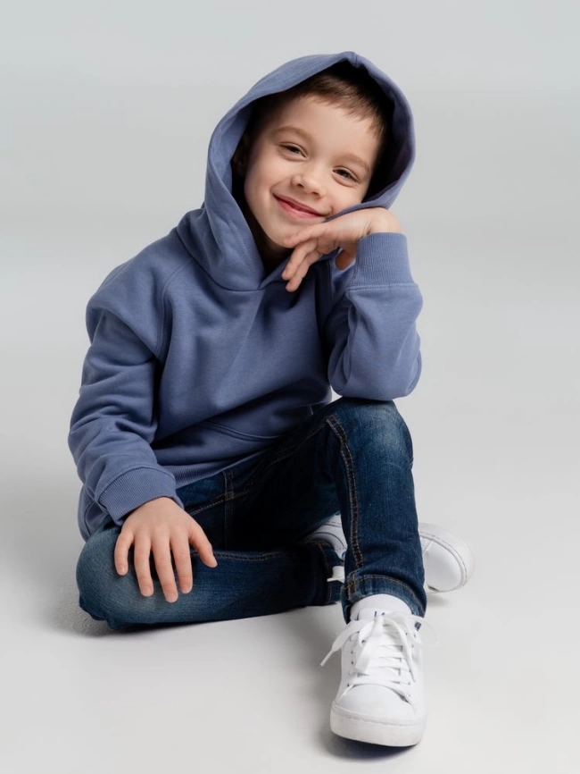 Толстовка детская Stellar Kids, синяя, на рост 118-128 см (8 лет) фото 11