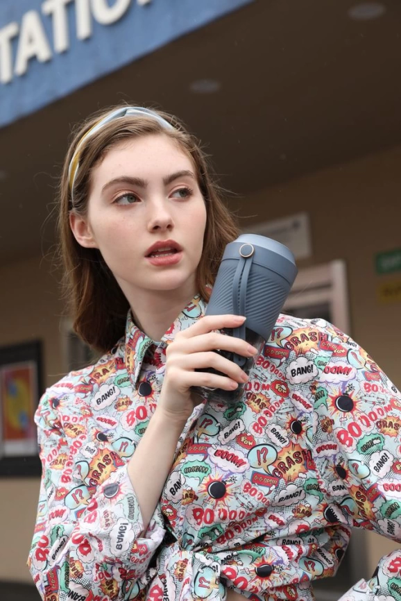 Портативный блендер Juicer, синий фото 5